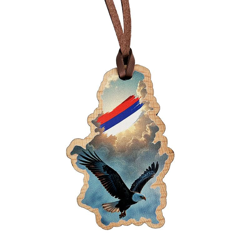 Zastava u obliku Srbije