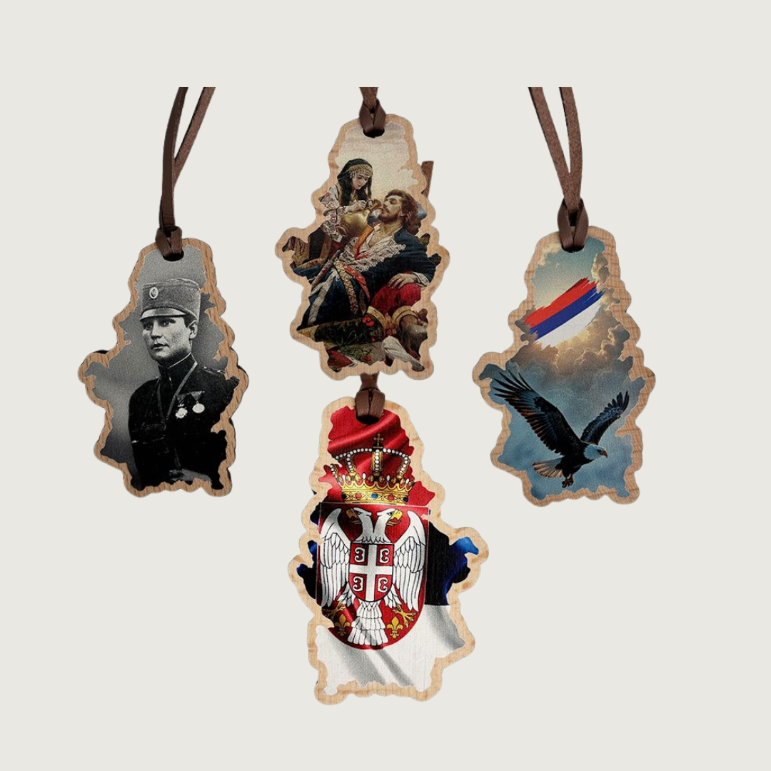 Zastava u obliku Srbije