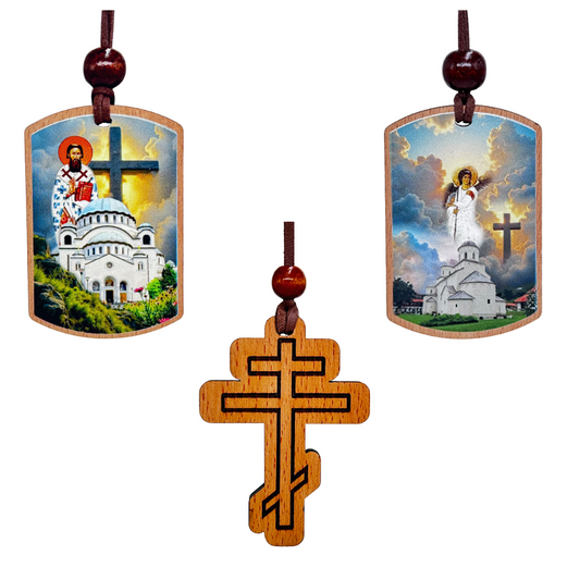 Beli Andjeo, Sveti Sava i Svetosavski Krst